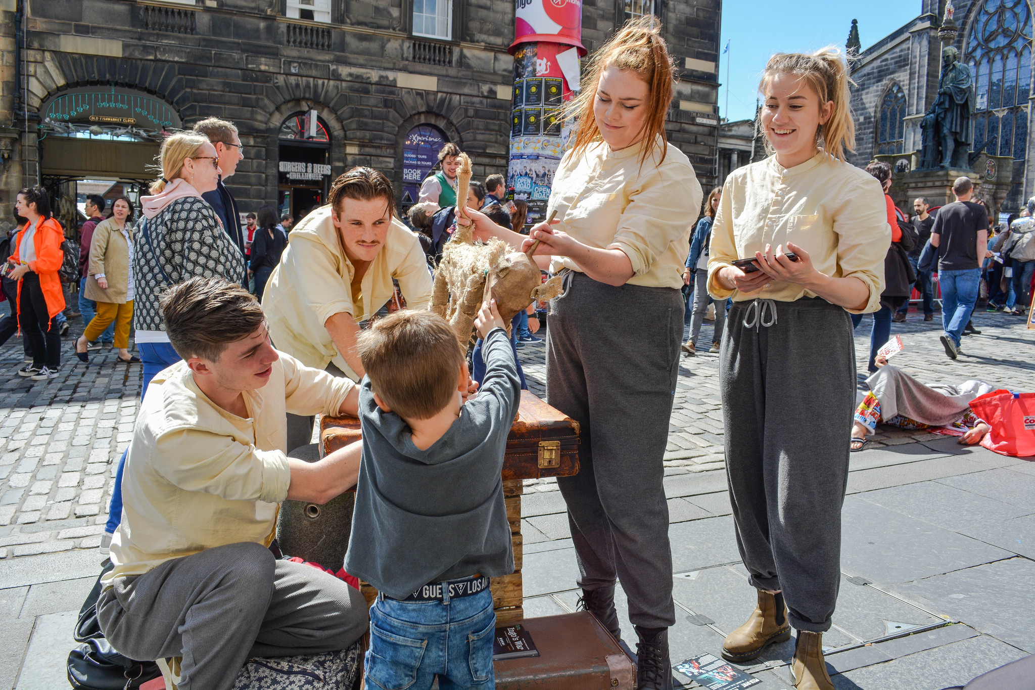 Kids can get creative on the streets at Edinburgh Fringe Festival