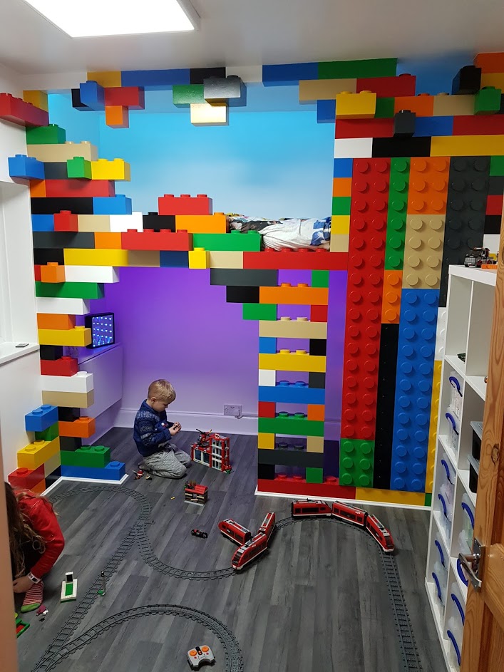 Adam Hood from Bromsgrove Lego themed bedroom