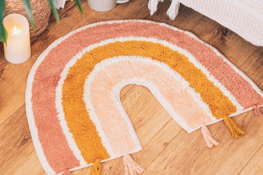 Rainbow rug